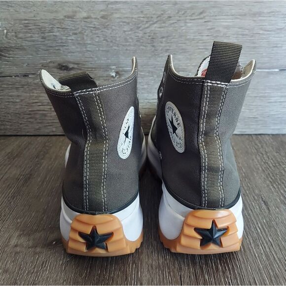 Converse Unisex Run Star Hike Hi (olive / cargo khaki / white / black) Womens 8 - Picture 5 of 10